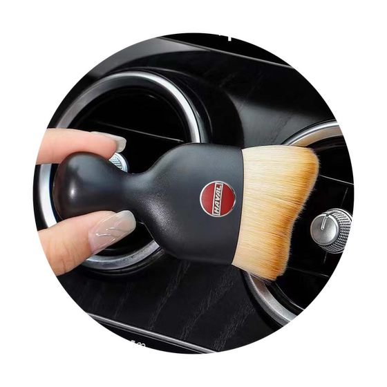 Vehicle interior sweeping dust, soft hair brushing tool Keyboard gap car dust brush outlet cleaning brush