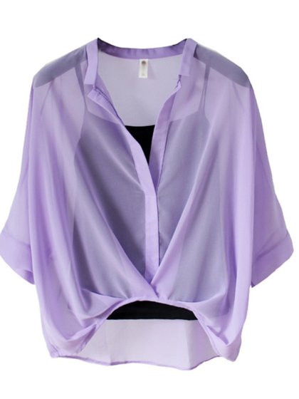 ເຄື່ອງນຸ່ງ chiffon Age-chiffon ສໍາລັບແບບຂອງແມ່ຍິງແບບໃຫມ່ຂອງແມ່ຍິງທີ່ເຮັດໃຫ້ແຂນເສື້ອຜ້າທີ່ບໍ່ສະຫມໍ່າສະເຫມີ