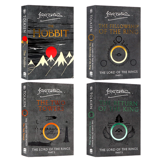 4冊ボックスセット 指輪物語&ホビット　洋書　ペーパーバック ホビットの冒険と指輪物語 4巻セット - J.R.R.トールキン - 英語