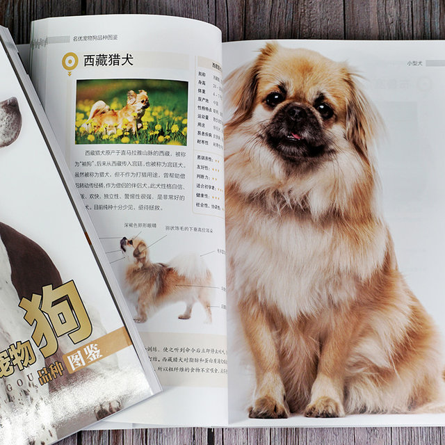 Genuine Pet Base Camp Famous Pet Dog Breeds Illustrated Book Pet Dog ...