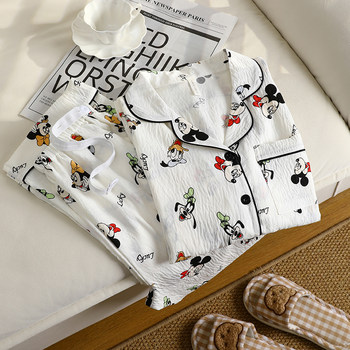 Mickey spring and summer thin confinement suit with chest pad