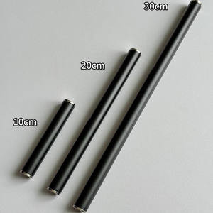 
Mobile phone live support metal extension pole tripod adapter round tube accessories selfie rod lengthened 1/4 adapter