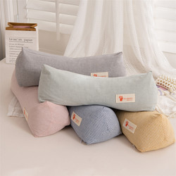 Special Cervical Spine Pillow Made of Whole Buckwheat Husks, Supports the Neck, Aids Sleep, Single Cylindrical Support Hard Pillow for Sleeping, Neck Protection Pillow