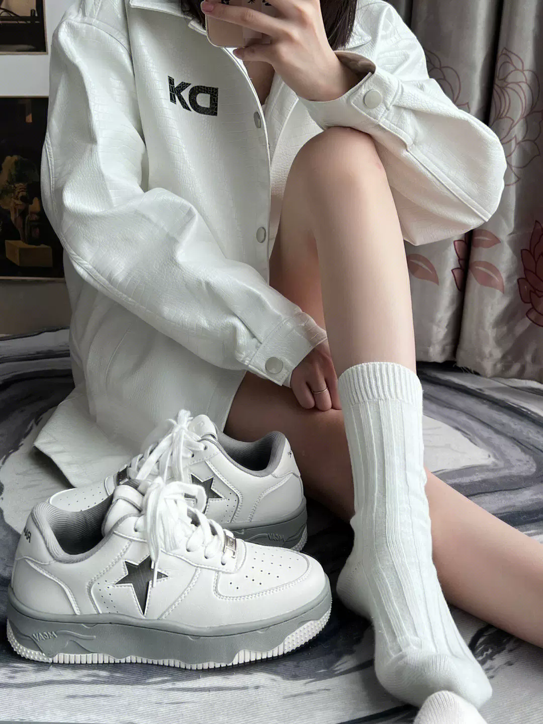 糟糕…又被我的星星板鞋迷晕咯……-Taobao