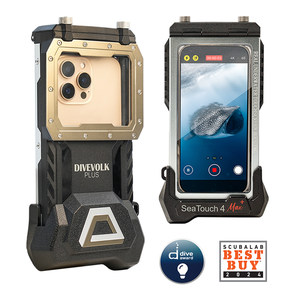 SeaTouch 4 Max Plus mobile phone diving shell underwater touch screen photography deep diving waterproof shell DIVEVOLK

