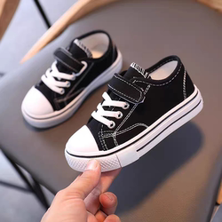 New Arrivals with Price Drops: Spring and Autumn Children's Canvas Shoes, Boys' Casual Sneakers, Girls' Breathable Performance White Shoes, Versatile Shoes