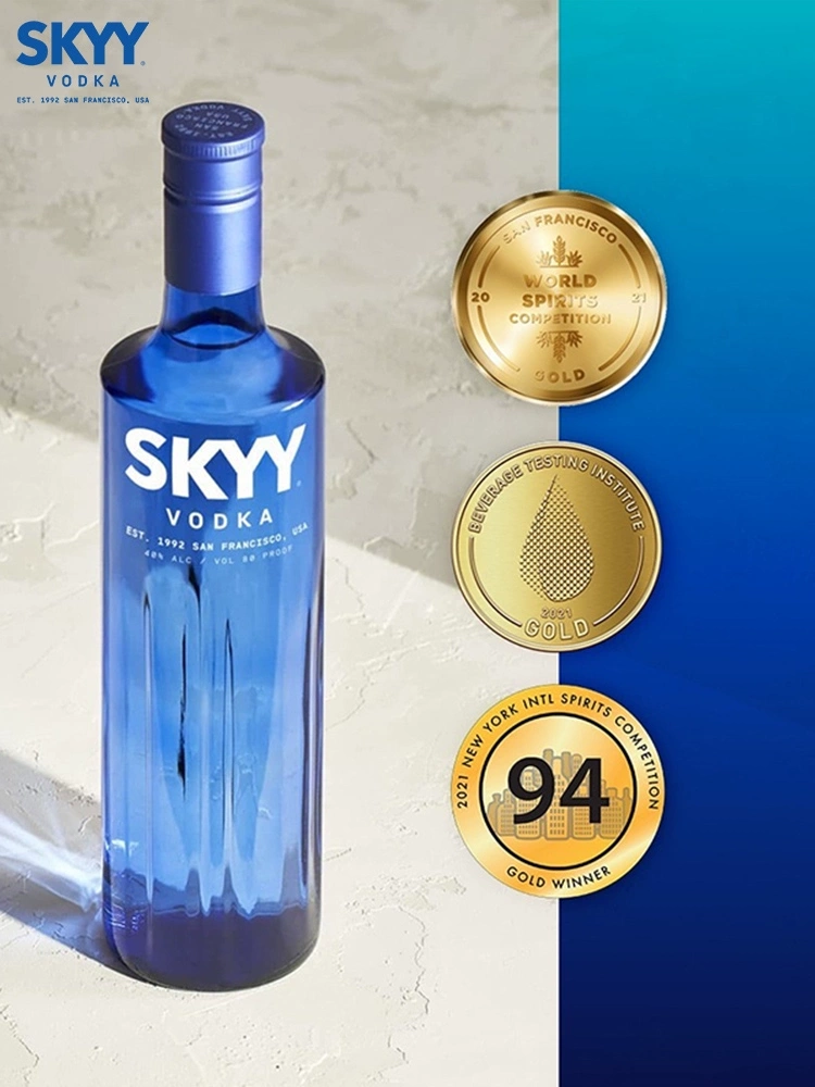 意大利进口 SKYY Vodka 深蓝 原味伏特加 40度 750mL 天猫优惠券折后￥59包邮（￥98-39）