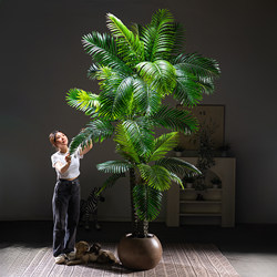 Artificial Palm Tree, Large Artificial Plant for Landscaping, Living Room Indoor Decoration, Floor-Standing Potted Plant Ornament