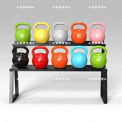 Commercial Gym Painted Kettlebells, Studio Glute Workouts, Squats, Personal Training Gadgets, Fitness Equipment, Kettlebell Rack