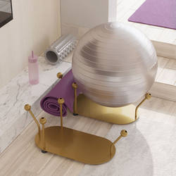 Yoga Ball Rack, Yoga Mat Rack, Basketball and Football Storage, Wave Speed Ball Organizer, Small Storage Rack for Home Living Room