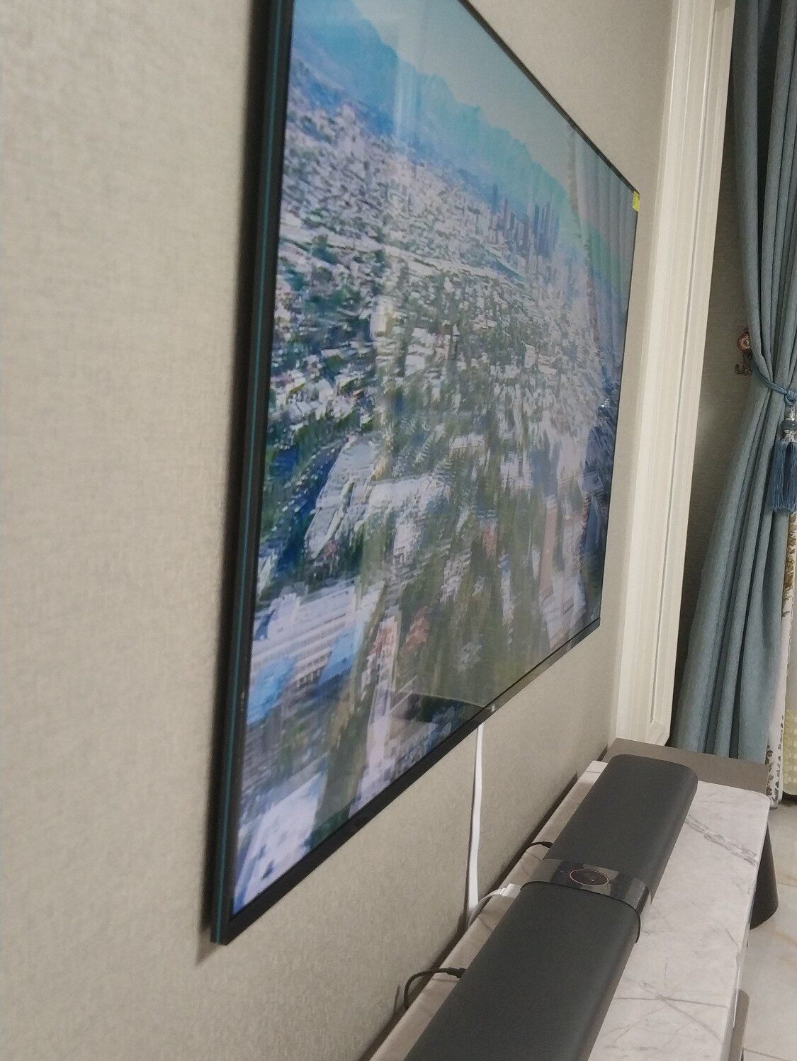 小米电视65英寸壁画版 ,你家巨幕影院