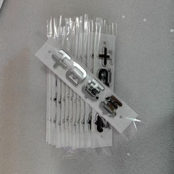 Babybus Personalized Car Logo 3D Stereo Car Sticker Creative Decorative Chrome Text Rear Sticker for New Energy Electric Vehicles