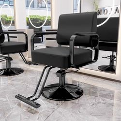 Barber Shop Special Chair, Hair Salon Special Haircut Stool, High-End Hairdressing Perm and Dye Area Adjustable Seat, Hairdressing Chair