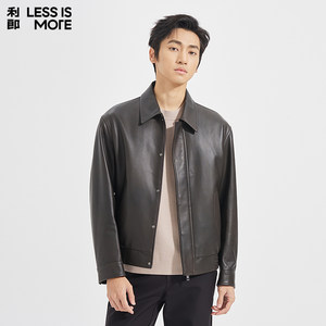 
[Warm and comfortable] Lilang Youth Business Mall same style genuine leather jacket 2026 spring men's light luxury jacket