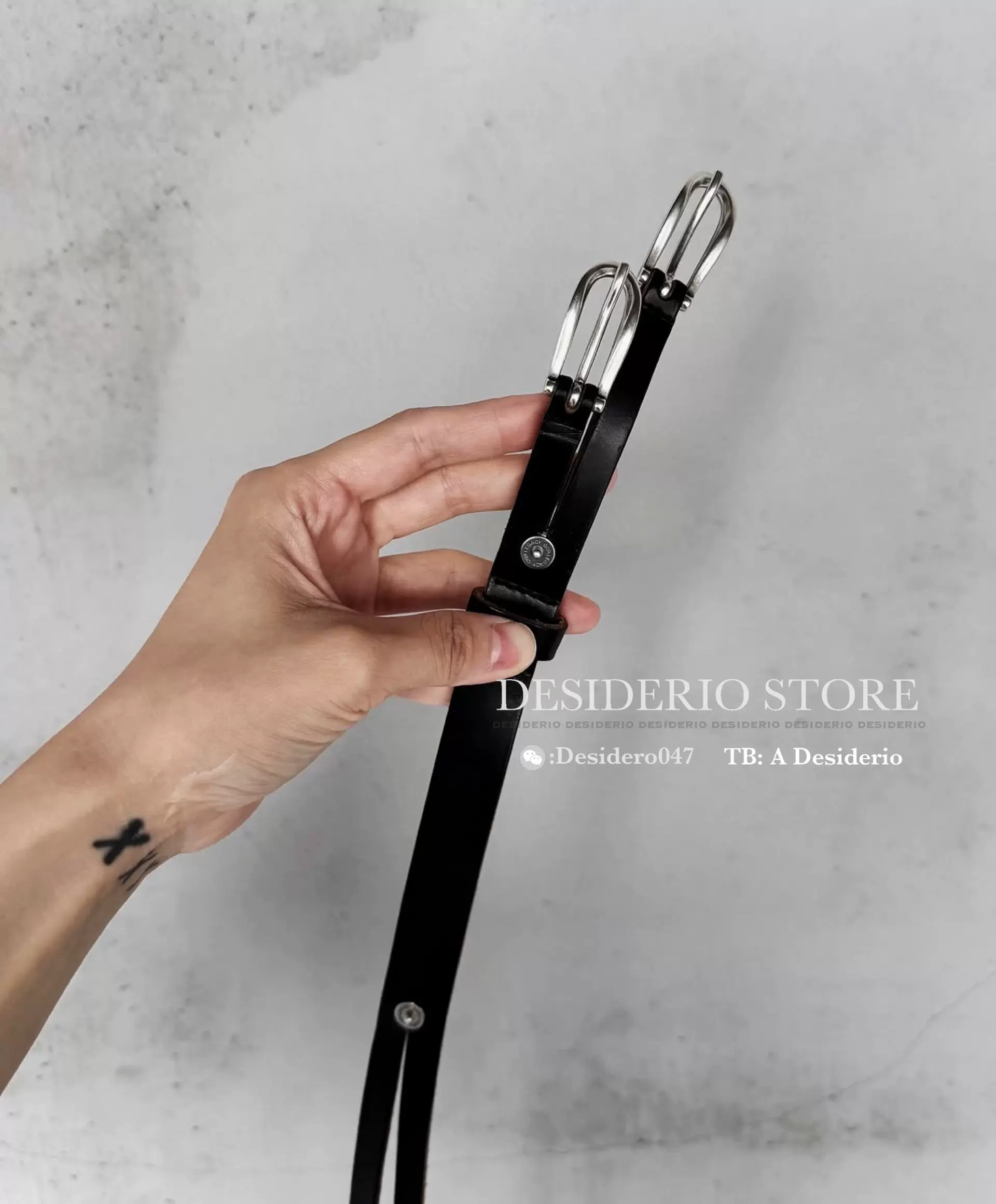 OUR LEGACY 25ss TWIN TONGUE ベルト 深水光太着用