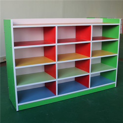 Cabinet Kindergarten Bookshelf Cabinet Storage Rack Children's Bookshelf Storage Cabinet Toy Storage Cabinet Combination Shoe Cabinet Fireproof Board