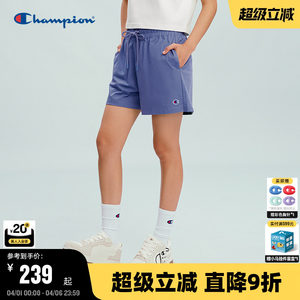 Champion Champion Knitted Shorts Women's 2026 Spring New Simple Cotton American Sports Style Hot Pants Trendy Brand