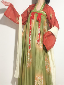 Tang Dynasty Hanfu female Chinese style genuine large size Qi breasts Tanggong night banquet classical dance students performance service costume explosion