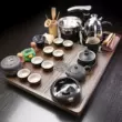 Bộ ấm trà gia đình hoàn toàn tự động ấm đun nước tích hợp khay trà Kung Fu bàn trà kiểu Trung Quốc nhỏ bộ hoàn chỉnh trà biển đơn giản bàn trà điện thông minh giá rẻ