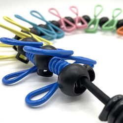 Outdoor Clothesline with Clips, Windproof Clothesline for Drying Clothes, Hotel Travel Windproof Clothes Rack for Home and Car Use