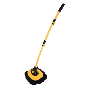 
KUST bent rod car washing mop does not damage the car paint soft hair telescopic car brush special dust duster tool