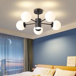 2025 New Nordic Magic Bean Glass Living Room Chandelier Modern Stylish Simple Home Warm Dining Room Bedroom Lighting Fixtures