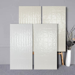 Pearl Glazed Tiles 600X1200 Kitchen Bathroom Toilet Cream Style Wall Tiles Large Size Handmade Checkered Tiles