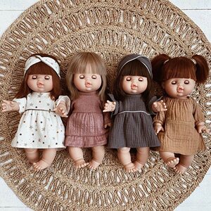 
Domestic handmade minikane doll dress glasses hat shoes doll accessories decoration clothing gift