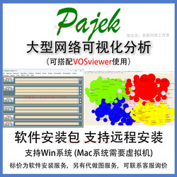 Pajek Software Installation Package Remotely Installs the New Version of Social Network Analysis/Text2Pajek/Vosviewer
