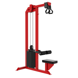 High Pull-Down Comprehensive Training Equipment for Commercial Gyms, Multi-Functional Rowing Back Muscle Strength Equipment