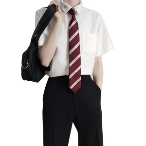 
[Statistic] Original Japanese jk/dk uniform genuine black basic solid color casual trousers for men and women