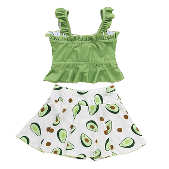 Girls' swimsuit in the swimsuit of swimsuit students in conservative split
