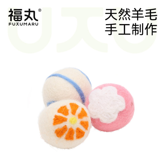 
Fuwan Felt Ball Cat Stick Cat Toy Relieve Body Artifact Tooth Toothing Pet Kitten Kitten Ball Supplies Self-Enjoy