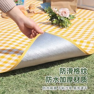 
Picnic mat, outdoor hiking leisure park cushion, thickened portable picnic mat, camping tent comfort mat