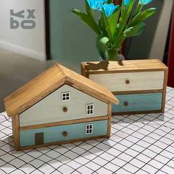 Ybox Storage Box Drawer-Style Simple Japanese Handmade Double-Layer Desktop Wall Miscellaneous Storage Rack Three-Dimensional Storage Rack