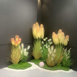 Artificial Reed Grass, Foxtail Grass, Nordic Indoor Green Plants, Landscaping Decoration, Landscape Ornaments, Window Display, Living Room Fake Green Plants