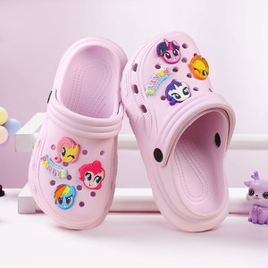 
EVA My Little Pony Children's Slippers Croc Shoes Girls' Anti-Slip Summer New Girls' Sandals Big Children's Beach Shoes