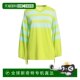 malo women's sweater long sleeve long V-neck cashmere knitted hooded striped women's fashion
