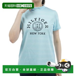 
Japan direct mail TOMMY HILFIGER GOLF women's college logo half-sleeved turtleneck shirt