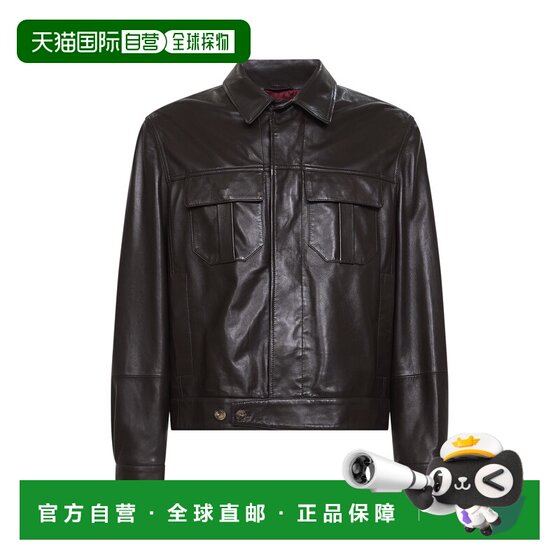 
Hong Kong direct mail BRUNELLO CUCINELLI men's leather jacket MPGBR2068CQV27 SS2026