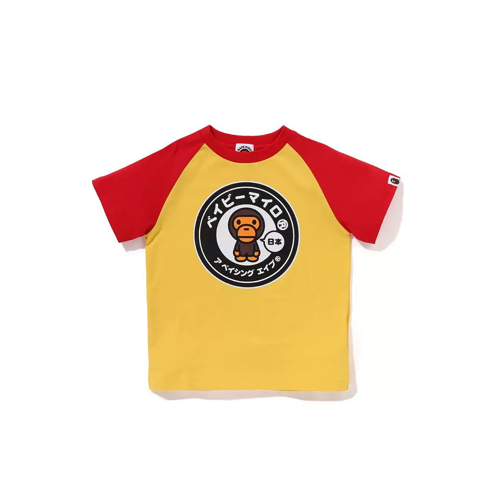 日本直邮a bathing ape儿童版baby milo短袖t恤 2k20309001