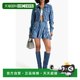 Hong Kong direct mail trendy AREA Women's Short Printed Denim Jacket 2401J07302
