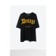 Korean direct mail UNTAGE Logo Oversized T-shirt [Black (UNISEX)]_UTT-ST78 Loose
