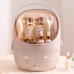 Internet-Famous Cosmetics Storage Box, Dust-Proof, Large Capacity, Dressing Table, Skin Care Products, Home Desktop Organizing Box, Storage Rack