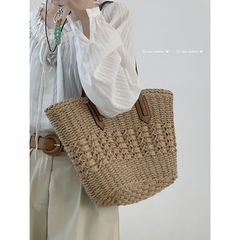 Pastoral style hand-woven bag women's summer 2023 
