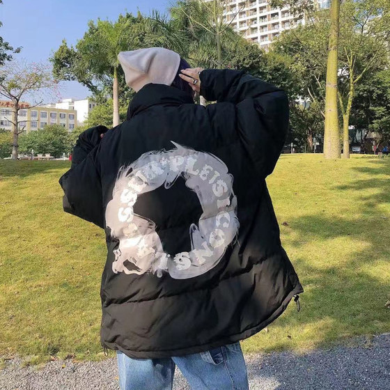 Co -branded SSUR PLUS down jacket men and women tide brand cotton clothing warm couples outer set collection
