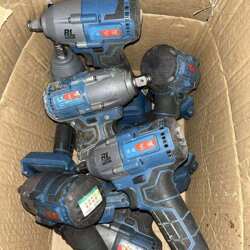 Dongqiancheng 488 Universal Electric Wrench, High Torque, Pure Copper Lithium Battery Impact Wrench for Carpenters and Woodworkers