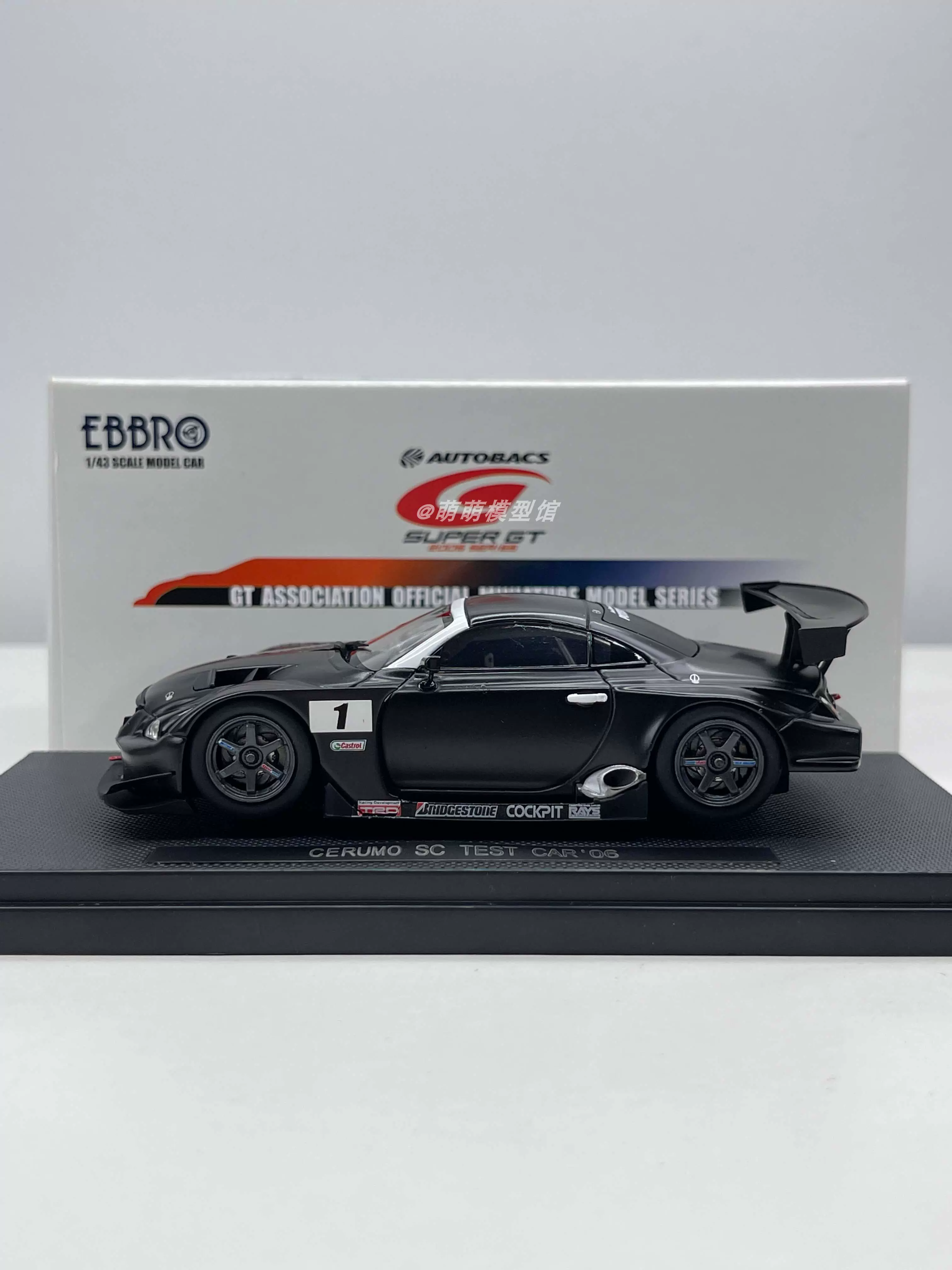 Ebbro 1:43 雷克萨斯SC430 Super GT 测试车2006 车模摆件礼物-Taobao