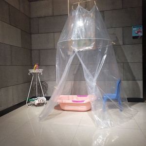 
Round bath cover is larger and thickened baby adult bathroom bath tent winter home tent warm bath cover