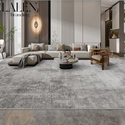 Living Room Carpet 2025 Modern Minimalist Floor Mat Nordic Bedside Rug Light Luxury High-End Villa Stain-Resistant Sofa Coffee Table Mat